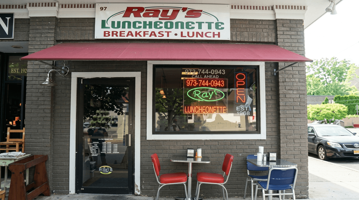 Ray's Luncheonette exterior, Montclair NJ